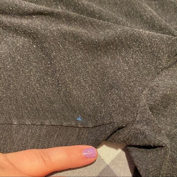 PINK Victoria’s Secret Leggings / Lounge Pants Size Medium Gray & Metallic Logo - Picture 3 of 5